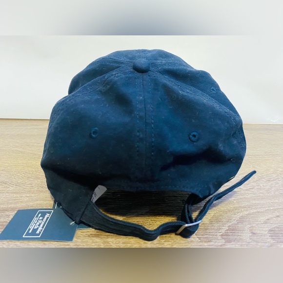 NWT Abercrombie & fitch navy blue baseball hat one size - Picture 5 of 5